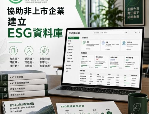 勤創永續GreenCo協助非上市企業建立ESG資料庫