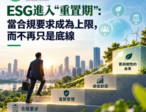 ESG進入“重置期”：當合規要求成為上限，而不再只是底線
