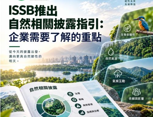 ISSB推出自然相關披露指引：企業需要了解的重點